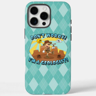 Coque iPhone 16 Pro Max Retro Cartoon - Ne vous inquiétez pas, je suis géo