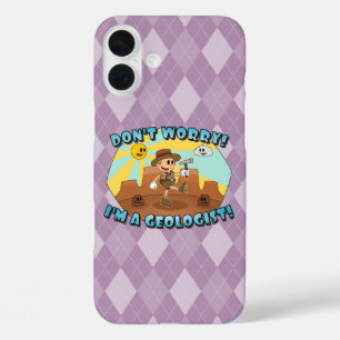 Coque Pour iPhone 16 Plus Retro Cartoon - Ne vous inquiétez pas, je suis géo