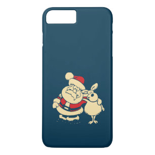 Coque Case-Mate iPhone Retro Christmas Père Noël et son Reindeer Buddy