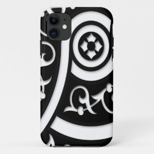 Coque Case-Mate Pour iPhone Rétro conception noire et blanche géniale
