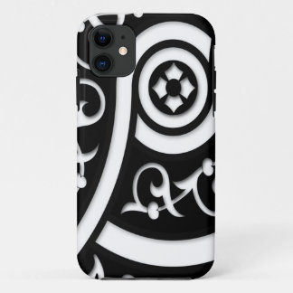 Coque Case-Mate Pour iPhone Rétro conception noire et blanche géniale