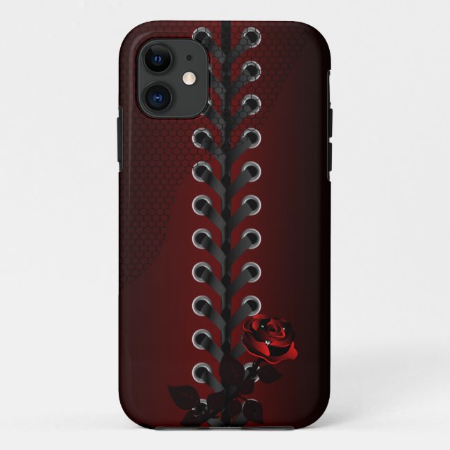 Coques Case-Mate iPhone Rétro corset femelle de dentelle (Dos)