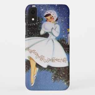 Case-Mate iPhone Case Rétro dame vintage de Noël