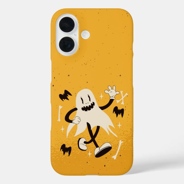 Coques Case-Mate iPhone Retro Dancing Ghost Cute Halloween (Verso)