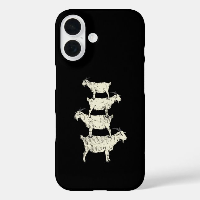 Coques Case-Mate iPhone Retro de chèvre (Verso)