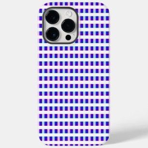 Coque Case-Mate iPhone rétro électrique rayé bleu & violet