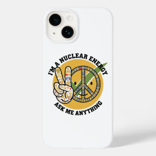 Coque Case-Mate iPhone Retro énergie nucléaire conception vectorielle art