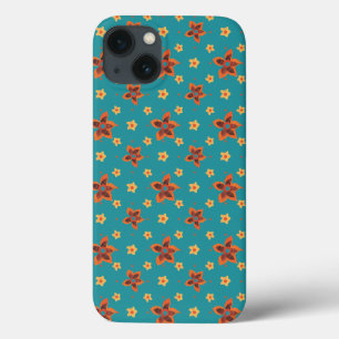 Etui iPhone Case-Mate Retro Floral et Polkas sur Turquoise iPad Mini Cas