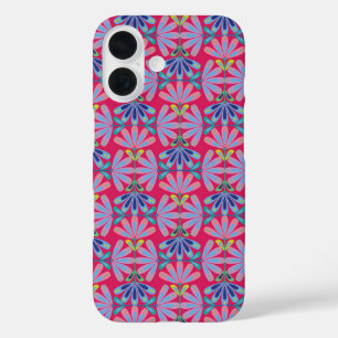 Coque Pour iPhone 16 Retro Floral Series