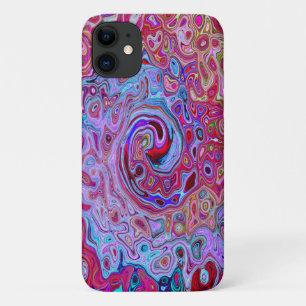 Case-Mate iPhone Case Rétro Groovy Abstrait Tourbillon Lavande et Magent