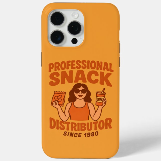 Coques Case-Mate iPhone Retro Groovy Mom Professional Snack Distributor (Verso)