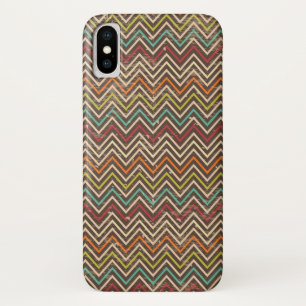 Case-Mate iPhone Case Retro Grunge Chevron Motif