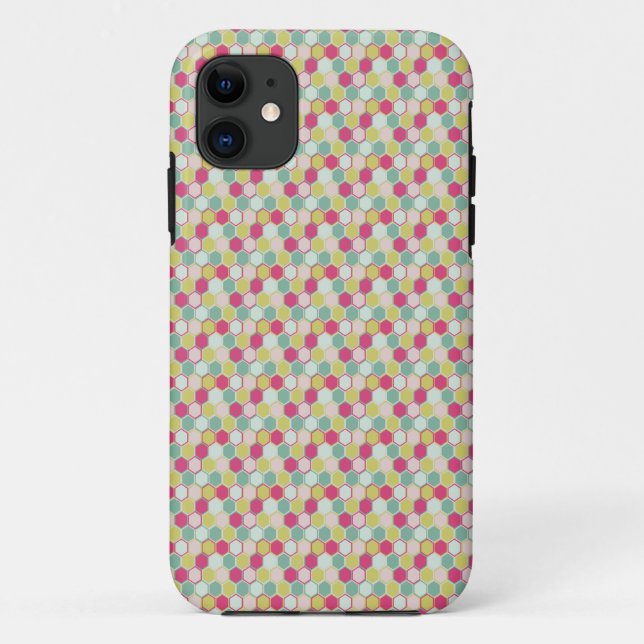 Coques Case-Mate iPhone Rétro Honeycomb (Dos)