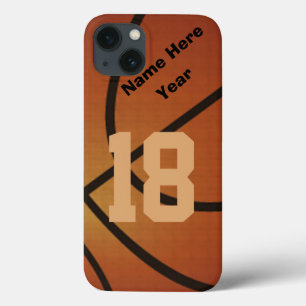 Etui iPhone 13 Rétro iPhone personnalisé 6 cas de basket-ball d