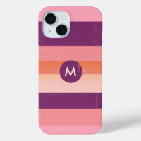 Retro look monogramme landes de bonbons