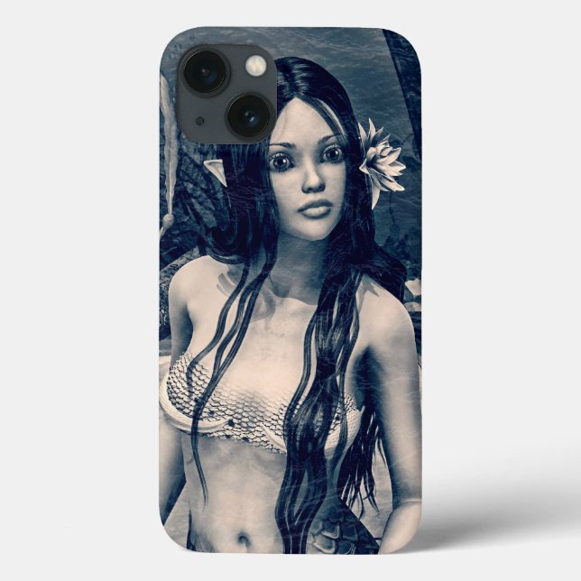 Coques Case-Mate iPhone Retro Mermaid (Verso)