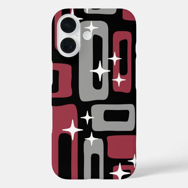 Coques Case-Mate iPhone Retro Mid-Century Moderne Abstrait (Verso)