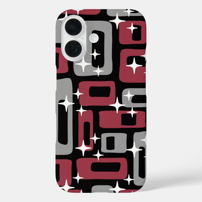 Coques Case-Mate iPhone Retro Mid-Century Moderne Abstrait (Verso)