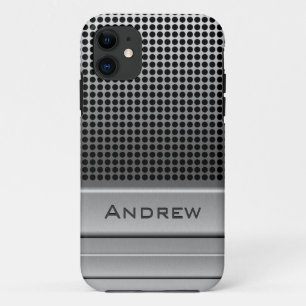 Coque Case-Mate iPhone Rétro modèle de nom de microphone