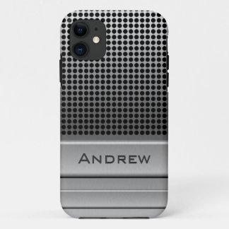 Coque Case-Mate iPhone Rétro modèle de nom de microphone