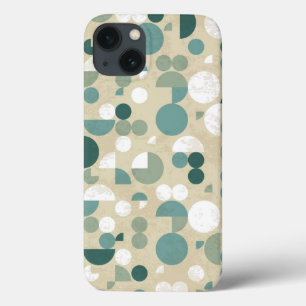 Etui iPhone 13 Rétro motif abstrait