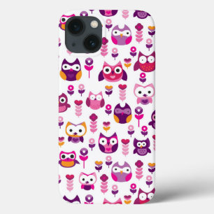 Case-Mate iPhone Case rétro motif coloré d'oiseau de hibou