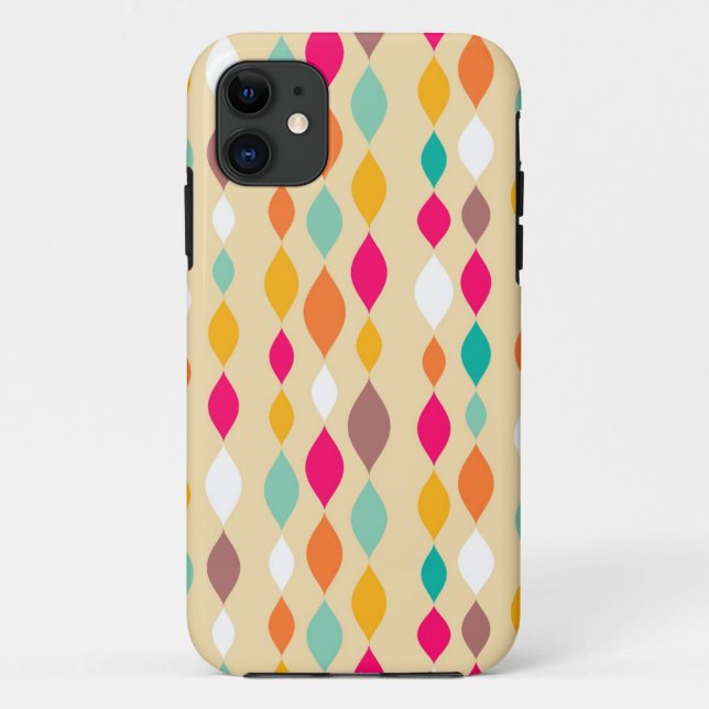 Coques Case-Mate iPhone Rétro motif d'abrégé sur style (Dos)