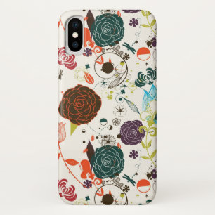 Coques Pour iPhone Rétro motif floral 2