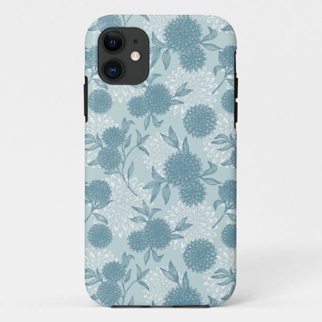 Coques Case-Mate iPhone Rétro motif floral 2 (Dos)