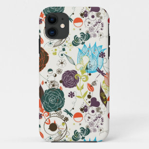 Coque Case-Mate Pour iPhone Rétro motif floral 2