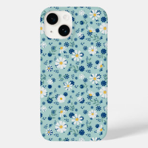 Coque Case-Mate iPhone Retro motif floral avec marguerites.