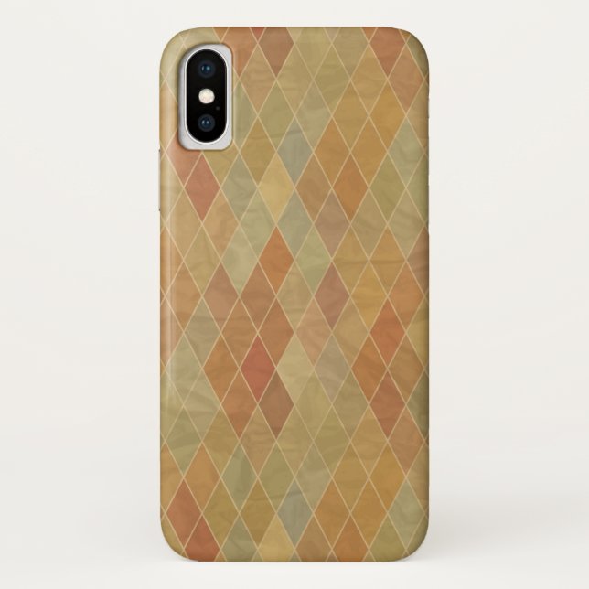 Coques Case-Mate iPhone Rétro motif géométrique 2 (Dos)