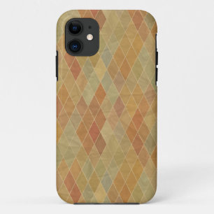 Coque iPhone 11 Rétro motif géométrique 2