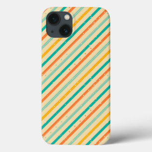 Coques Pour iPhone Rétro motif rayé grunge