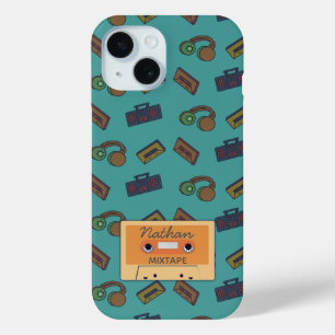 Coque Case-Mate iPhone Retro Music Collage Mixtape Personnalisé