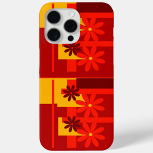 Coque Case-Mate iPhone Rétro orange 1970's ,