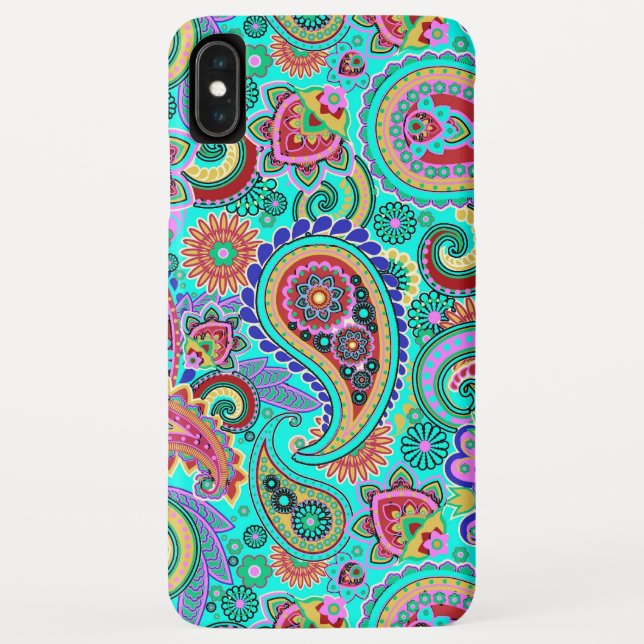 Coques Case-Mate iPhone Retro Paisley (Dos)