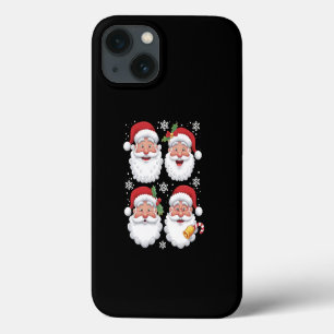 Case-Mate iPhone Case Retro Père Noël Christma Cadeau Famille de jumelag