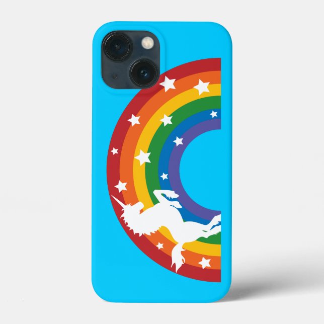 Coques Case-Mate iPhone Retro Rainbow Unicorn iPhone 5C Case (Verso)