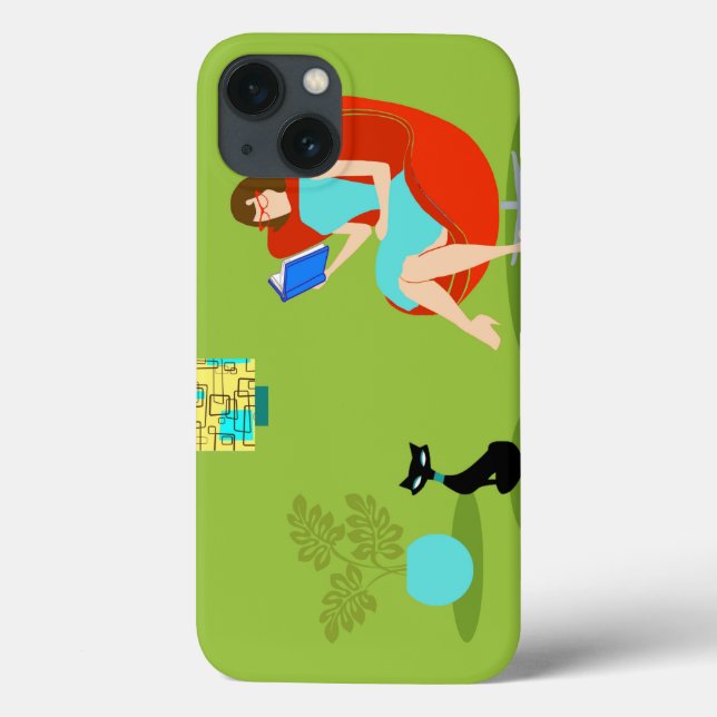 Coques Case-Mate iPhone Retro Reading Woman iPad Air Case (Verso)