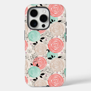 Coque iPhone 16 Pro Rétro, rose