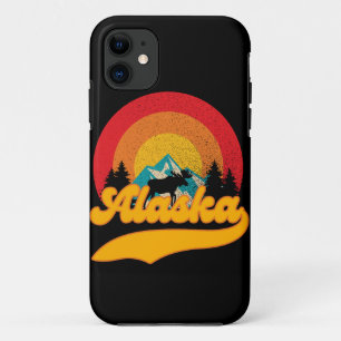 Case-Mate iPhone Case Retro Sunset Alaska Juneau Moose 0Montagnes Wild