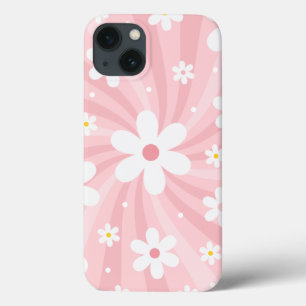 Case-Mate iPhone Case Retro Super rose soleil marguerite florale hippie