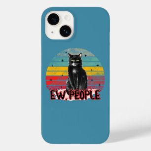 Coque Case-Mate iPhone Retro Vintage Chat Noir Ew