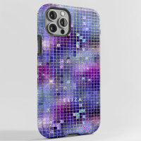 Rétro violet rose et bleu disco miroir | Monogramm