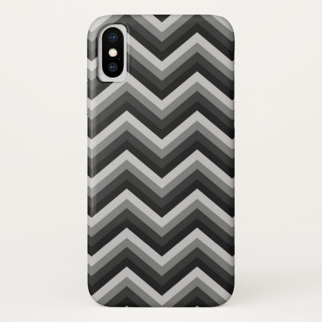 Coques Case-Mate iPhone Rétro zigzag Chevron de motif (Dos)