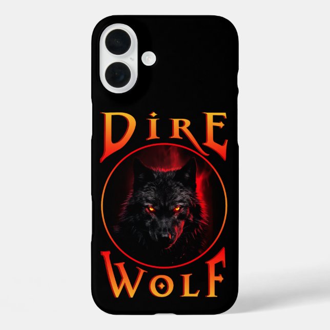 Coques Case-Mate iPhone Réunion de loup de Black Dire (Verso)