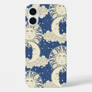 Coque Pour iPhone 16 Plus rêve bohème bleu