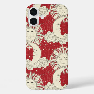 Coque Pour iPhone 16 Plus rêve bohème rouge