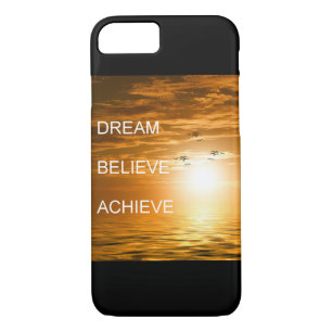 Coque Case-Mate iPhone rêve croire obtenir une soumission motivante